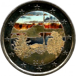 Finlandia. 2018. 2 Euro (SC) Coloreada