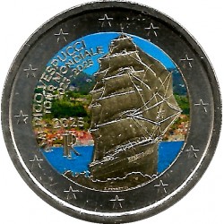 Italia. 2025. 2 Euro (SC) Coloreada