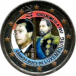 Luxemburgo. 2017. 2 Euro (SC) Coloreada