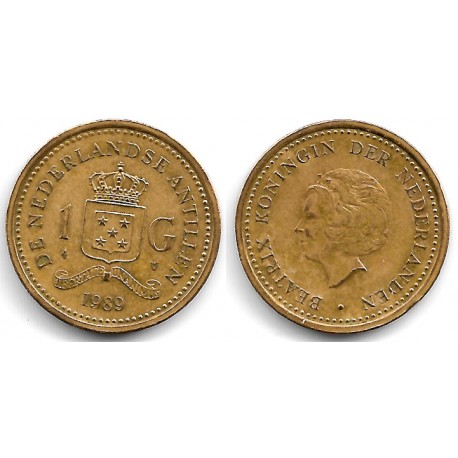 (37) Antillas Neerlandesas. 1989. 1 Gulden (MBC)