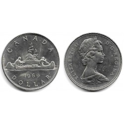 (76.1) Canadá. 1969. 1 Dollar (EBC)