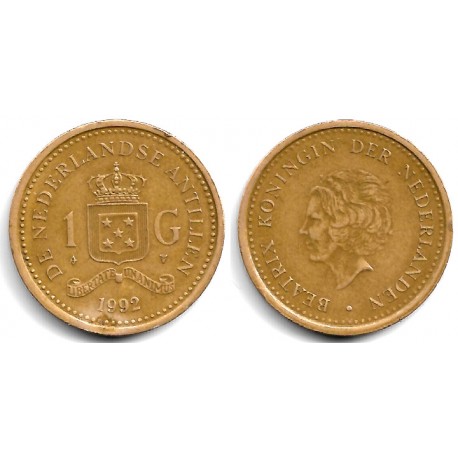 (37) Antillas Neerlandesas. 1992. 1 Gulden (MBC)