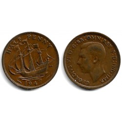 (844) Gran Bretaña. 1947. Half Penny (MBC/MBC-)