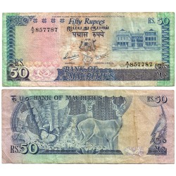 (37a) Mauricio. 1986. 50 Rupees (BC/BC+)