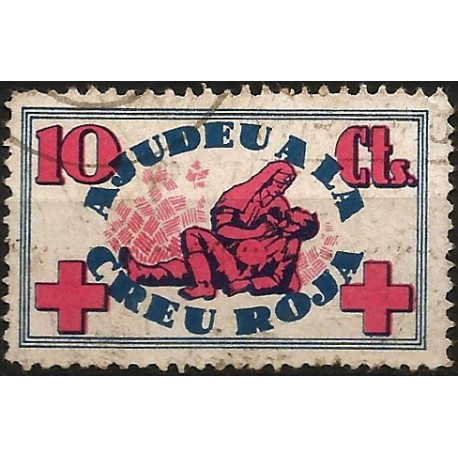 Viñeta Conm. Ajudeu a la Creu Roja (Usado)