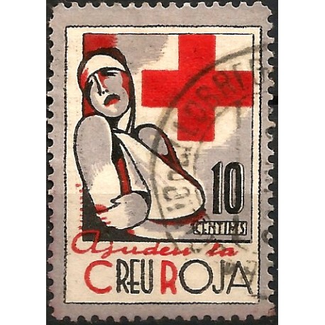 Viñeta Conm. Ajudeu a la Creu Roja (Usado)