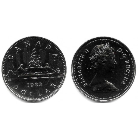 (120.1) Canadá. 1983. 1 Dollar (SC)