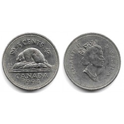 (182) Canadá. 1994. 5 Cents (MBC)