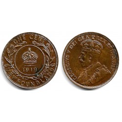 (16) Canadá. 1919. 1 Cent (MBC+)