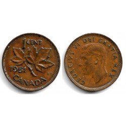 (41) Canadá. 1951. 1 Cent (MBC)