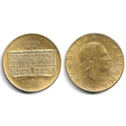 (135) Italia. 1990. 200 Lira (MBC)