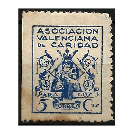 Asociación Valenciana de Caridad para los Pobres. 5 Céntimos (Usado)