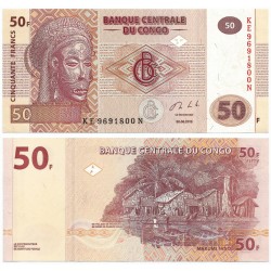 (97A) Congo. 2013. 50 Francs (SC)