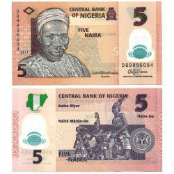 (38h) Nigeria. 2017. 5 Naira (SC)