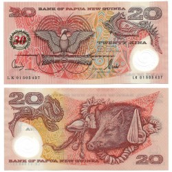 (27) Papúa Nueva Guinea. 2003. 20 Kina (SC)