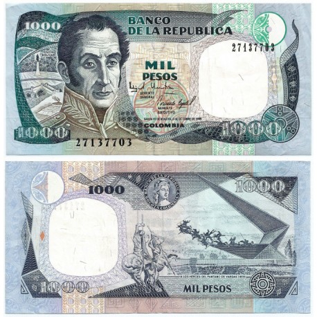 (438) Colombia. 1995. 1000 Pesos (EBC)