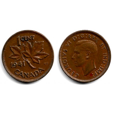 (32) Canadá. 1941. 1 Cent (MBC)