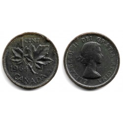 (49) Canadá. 1964. 1 Cent (BC)