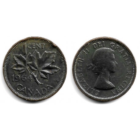(49) Canadá. 1964. 1 Cent (BC)