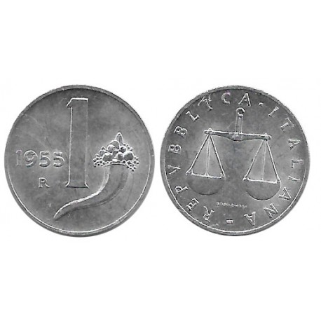 (91) Italia. 1955. 1 Lira (EBC/EBC+)