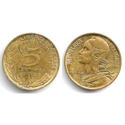 (933) Francia. 1976. 5 Centimes (MBC)