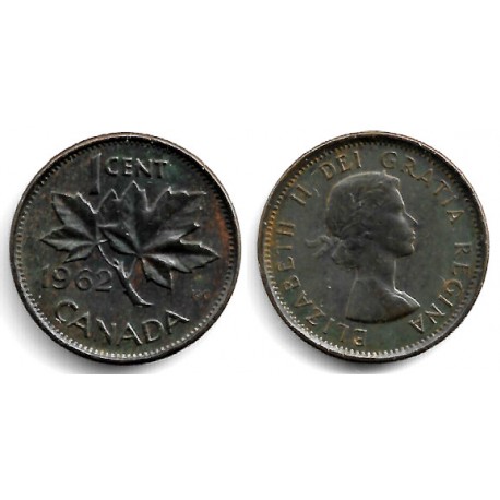 (49) Canadá. 1962. 1 Cent (BC+)