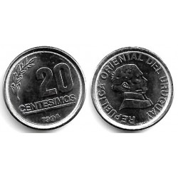 (105) Uruguay. 1994. 20 Centesimos (SC)