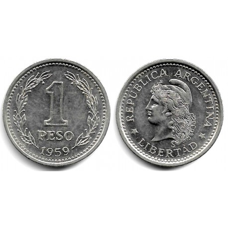 (57) Argentina. 1959. 1 Peso (MBC+)