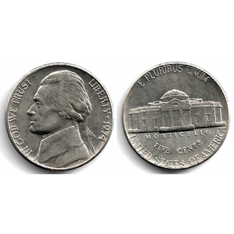 (A192) Estados Unidos de América. 1971. 5 Cents (MBC)