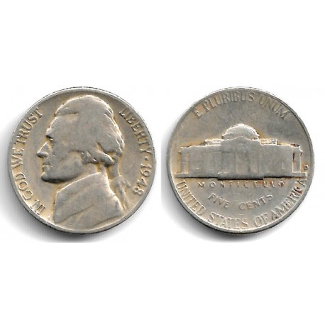 (A192) Estados Unidos de América. 1948(D). 5 Cents (BC)