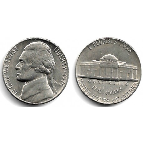 (A192) Estados Unidos de América. 1976. 5 Cents (EBC)