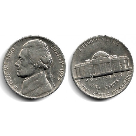 (A192) Estados Unidos de América. 1973. 5 Cents (MBC)