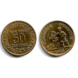 (884) Francia. 1923. 50 Centimes (MBC)