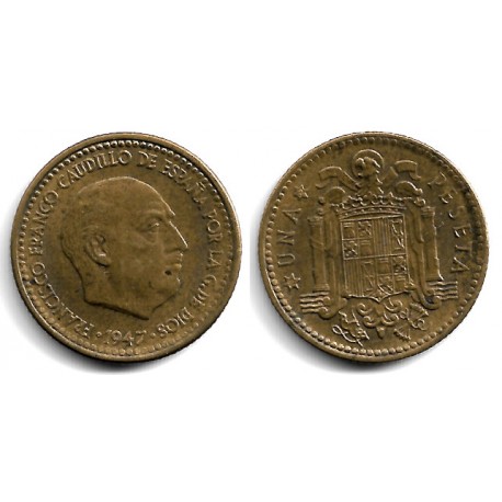 Estado Español. 1947*(19-52). 1 Peseta (MBC+)