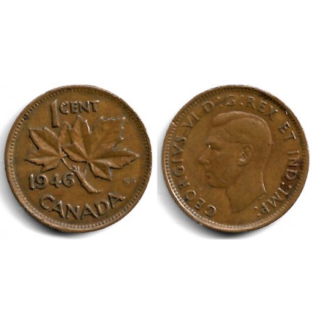 (32) Canadá. 1946. 1 Cent (MBC)