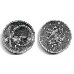 (6) República Checa. 1993. 10 Haleru (SC-)