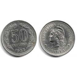 (56) Argentina. 1957. 50 Centavos (EBC)