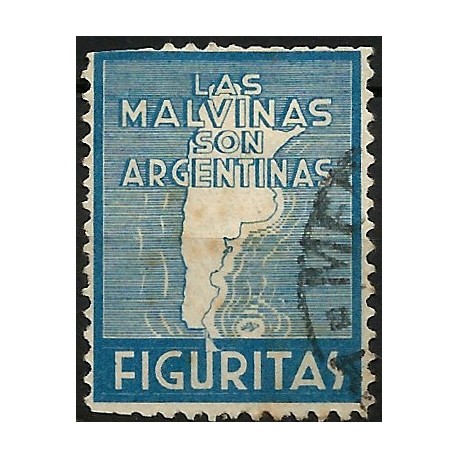 Viñeta Política. Figuritas. Las Malvinas son Argentinas (Usado)