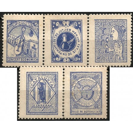 Viñetas Políticas. Catalunya. Programa Catalanista (Nuevo, con señal de fijasellos)