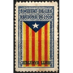 Viñeta Política. Societat de les Nacions. Año 1919 (Nuevo, con señal de fijasellos)