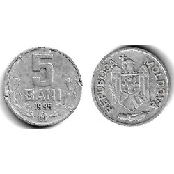 (2) Moldavia. 1995. 5 Bani (MBC-)