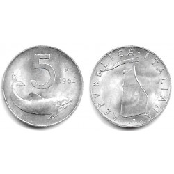 (92) Italia. 1952. 5 Lira (EBC)