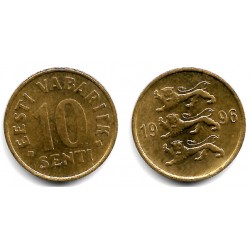 (22) Estonia. 1996. 10 Senti (EBC)