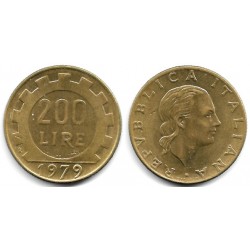 (105) Italia. 1979. 200 Lira (MBC)