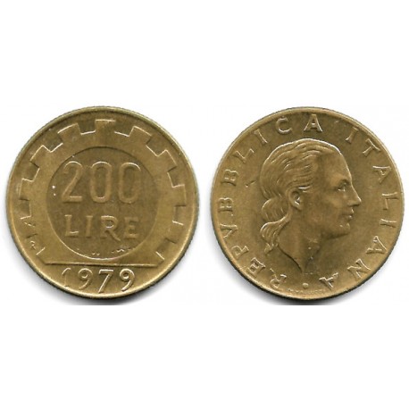 (105) Italia. 1979. 200 Lira (MBC)