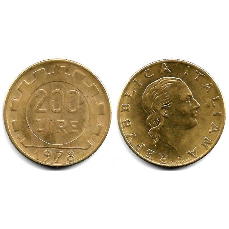 (105) Italia. 1978. 200 Lira (MBC)