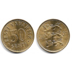 (24) Estonia. 2007. 50 Senti (SC)