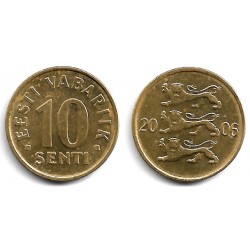 (22) Estonia. 2006. 10 Senti (EBC)