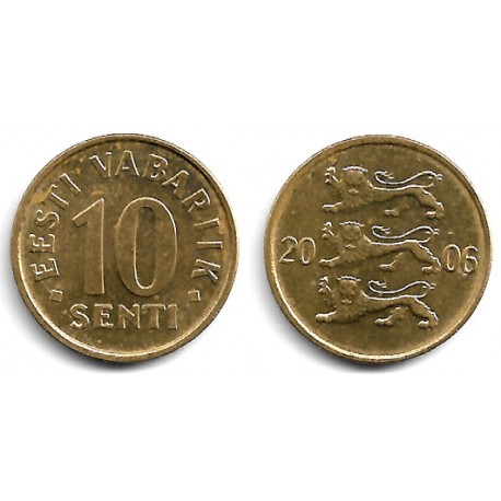 (22) Estonia. 2006. 10 Senti (EBC)