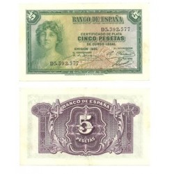 [1935] Billete de 5 Pesetas (EBC).